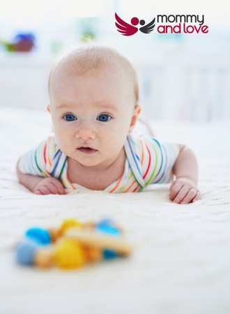 Tummy time at three months old