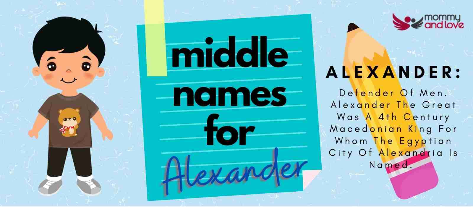 99+ Strong Middle Names for Alexander