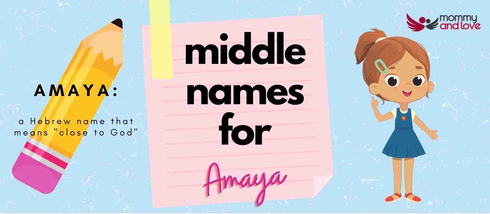 Middle Names for Amaya