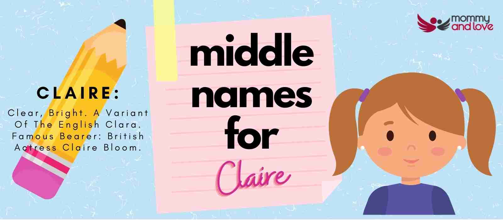 Middle Names for Claire