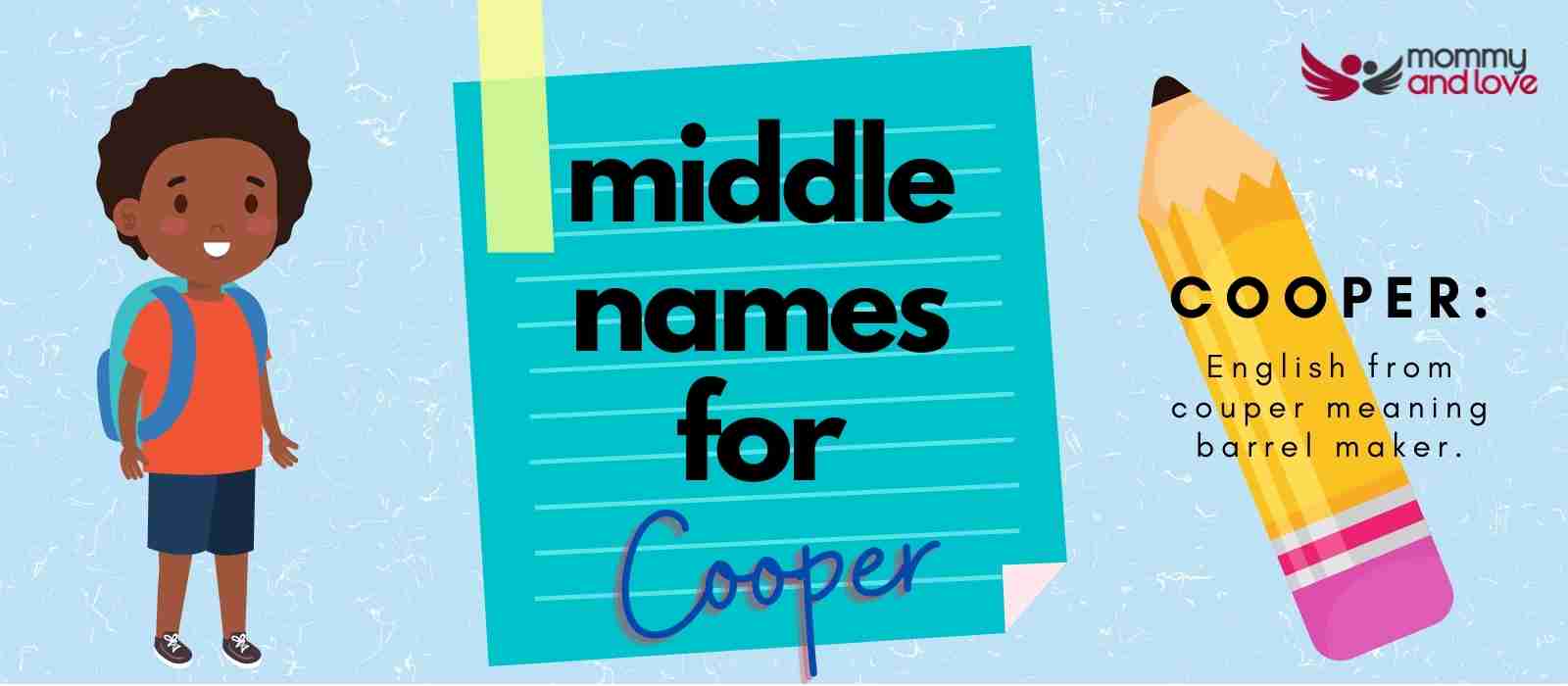 99+ Strong Middle Names for Cooper