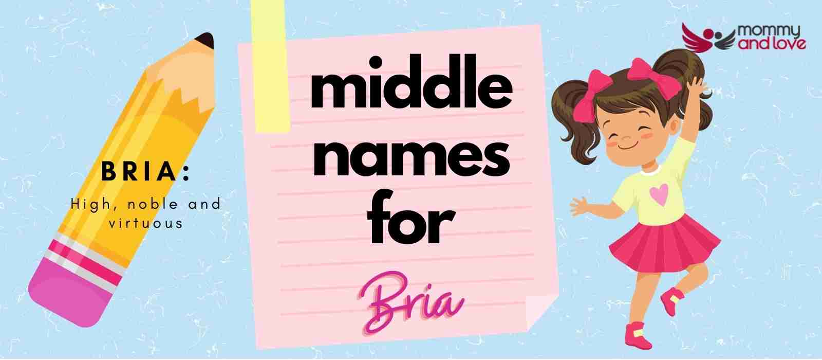 Middle Names for Bria