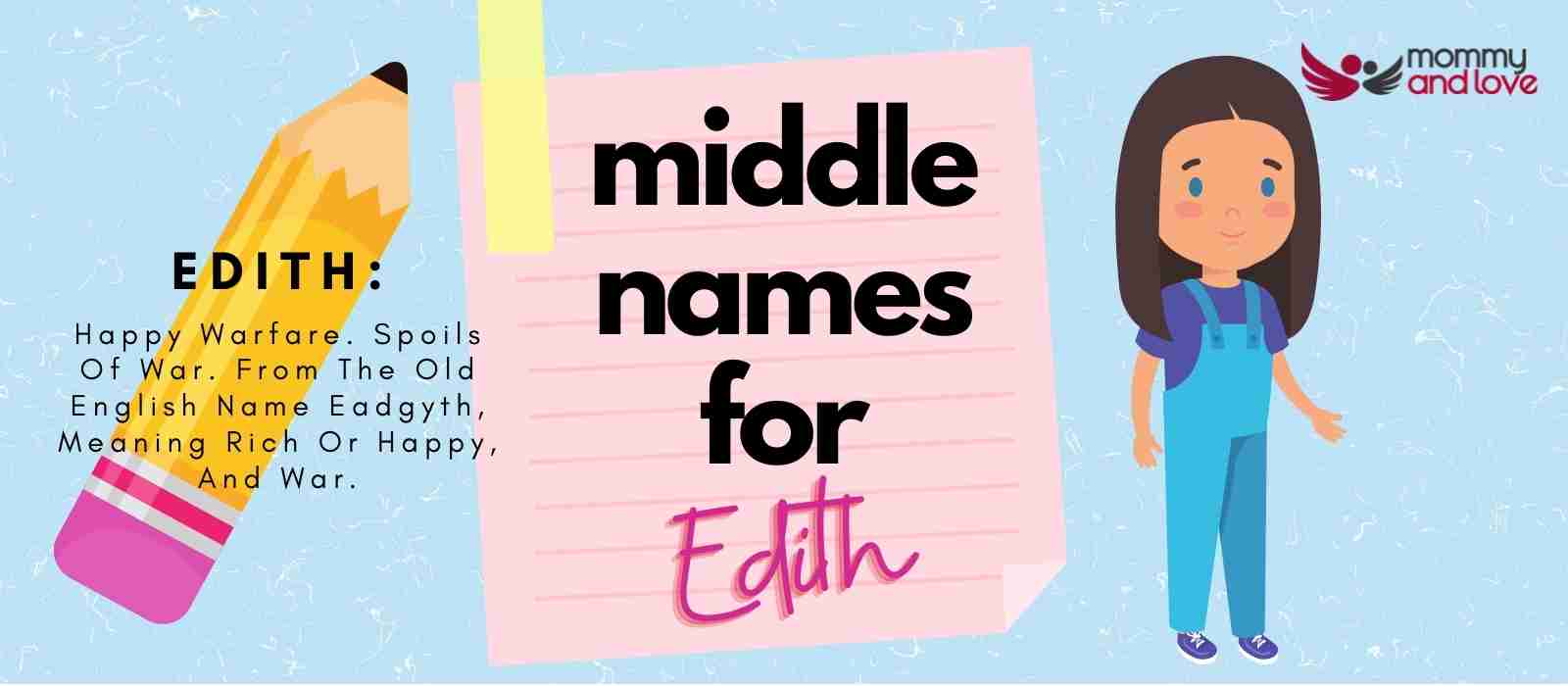 Middle Names for Edith: 121 Creative Names that Match