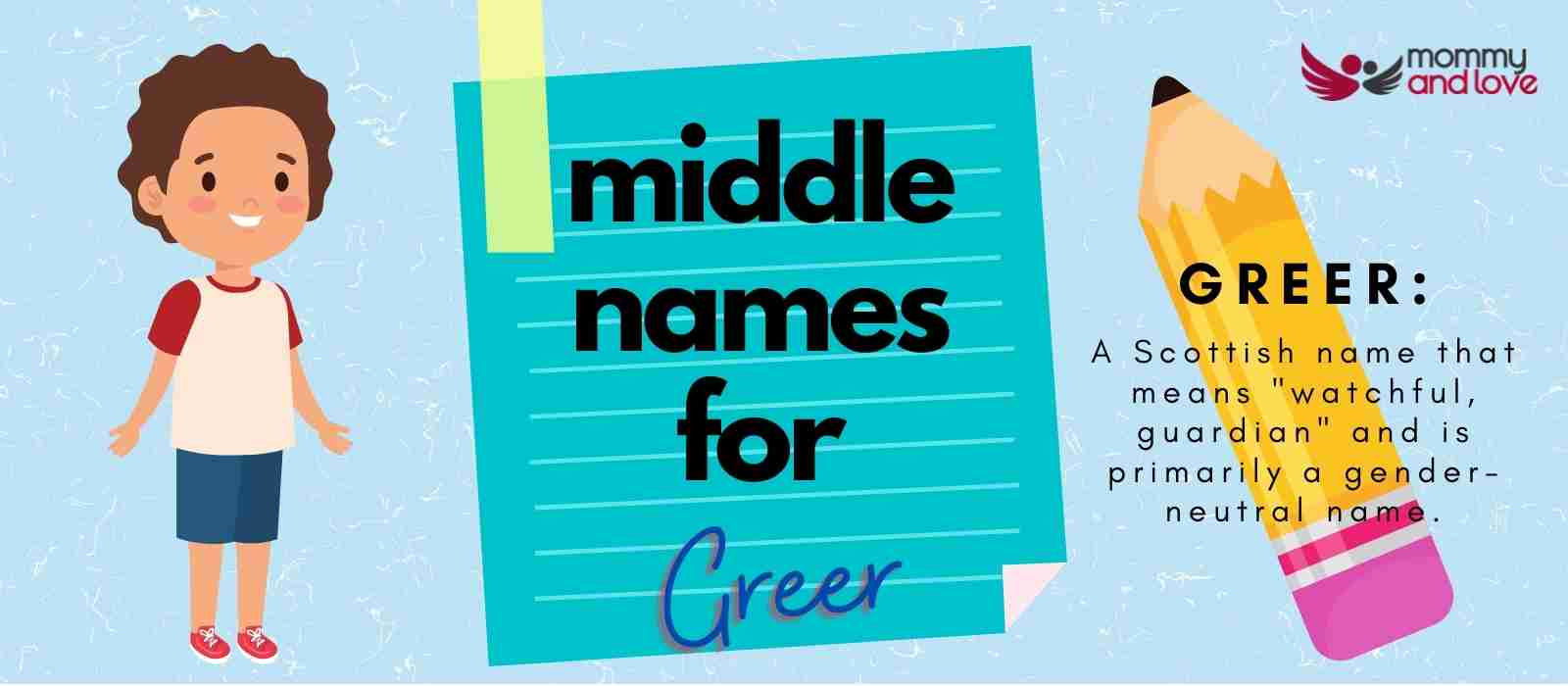 Middle Names for Greer