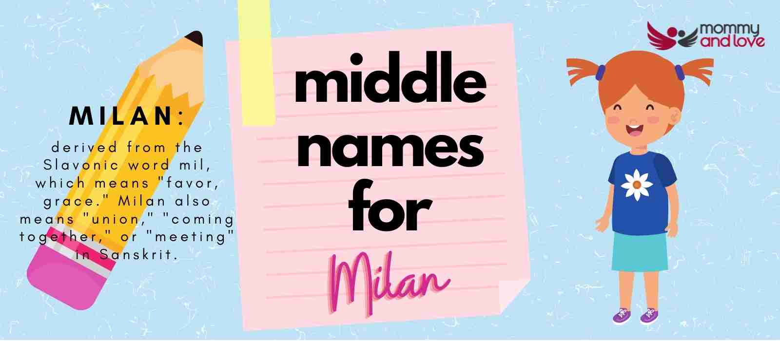 Middle Names for Milan Girl