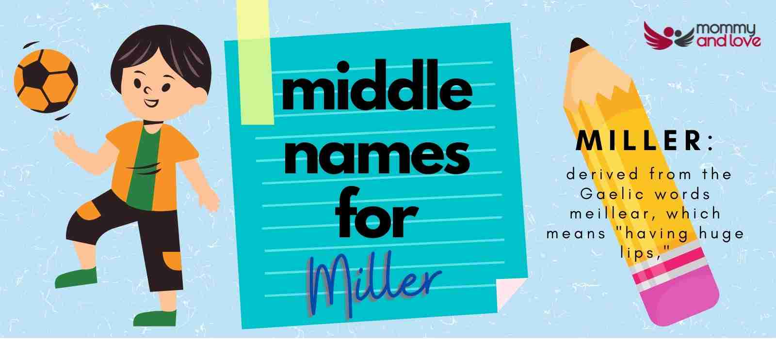 Middle Names for Miller (Boy): 113 Marvelous Choices to Unveil