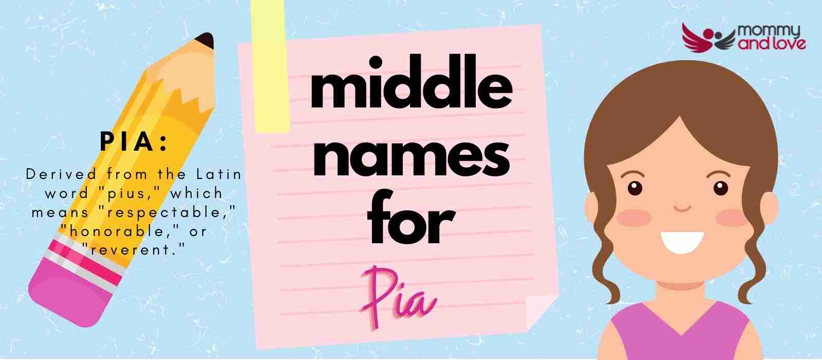 Middle Names for Pia