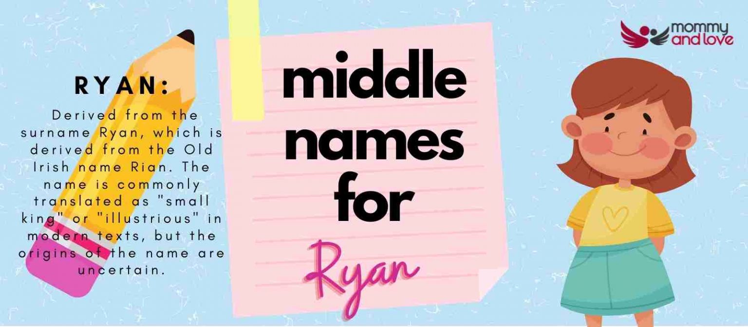 Middle Names for Ryan (Girl) 105 Beautiful Names to Match Mommy and Love
