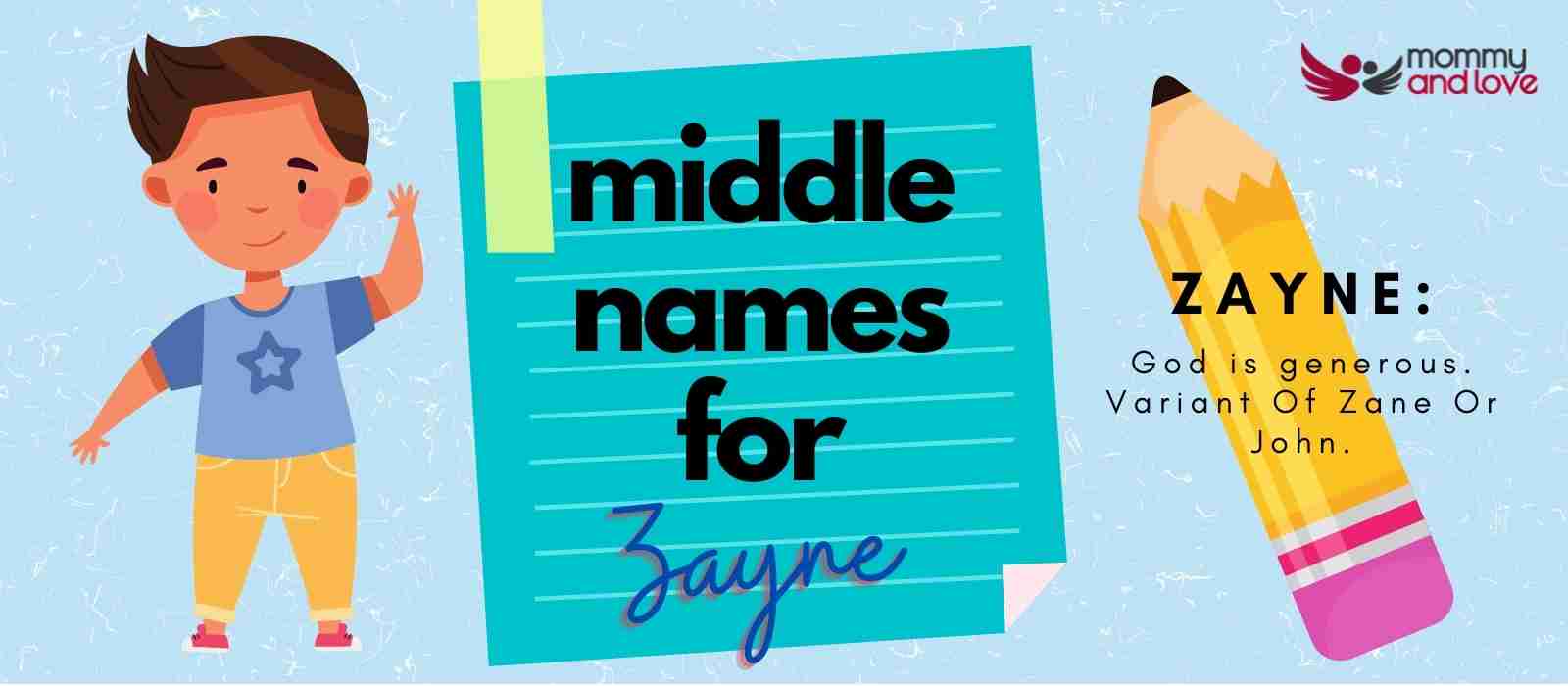 Middle Names for Zayne