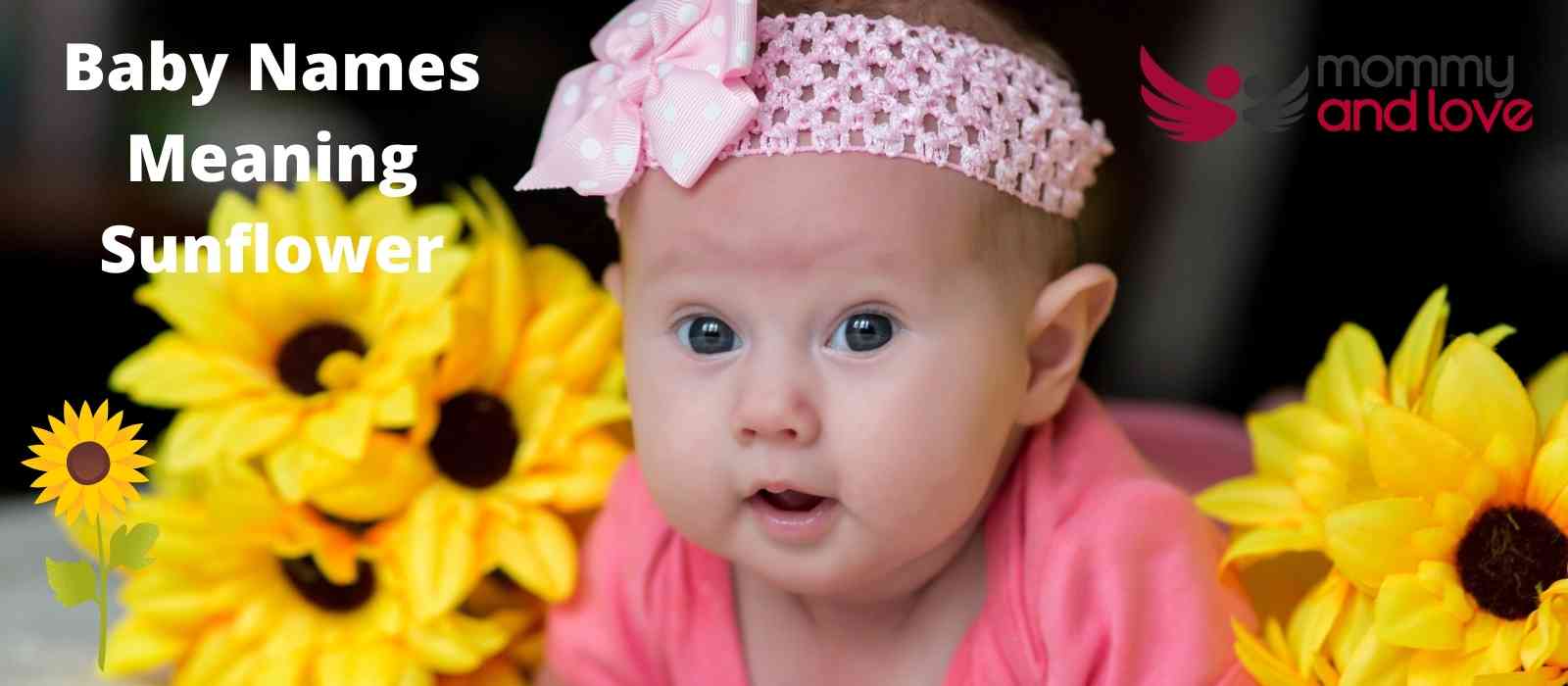 Baby Names Meaning Sunflower