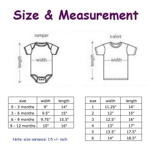 1T Size vs 12 months - Clothing Sizes Explained - Mommy and Love