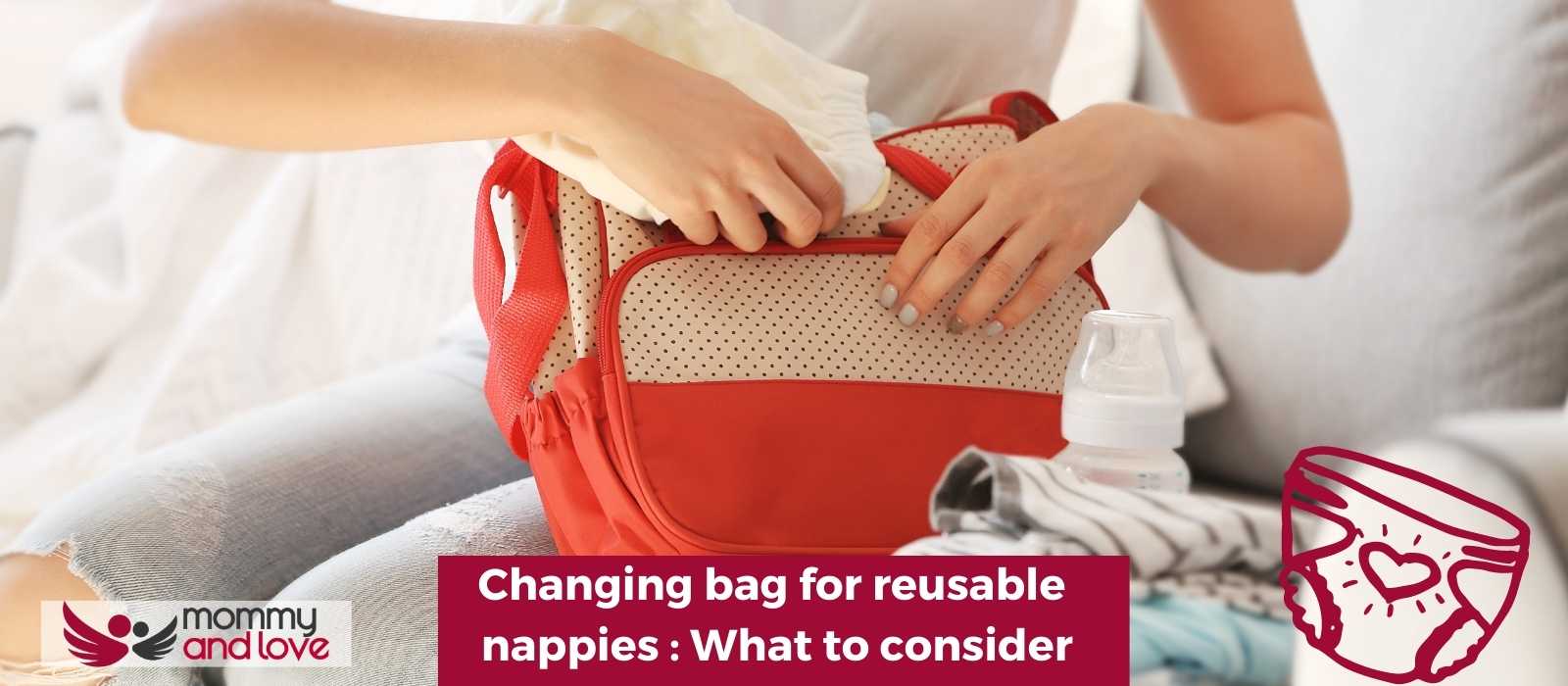 Changing bag for reusable nappies What to consider
