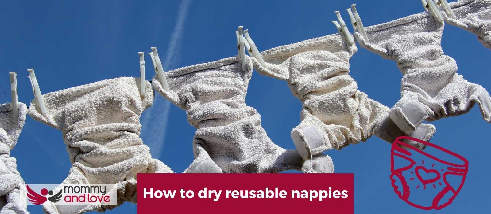 How to dry reusable nappies