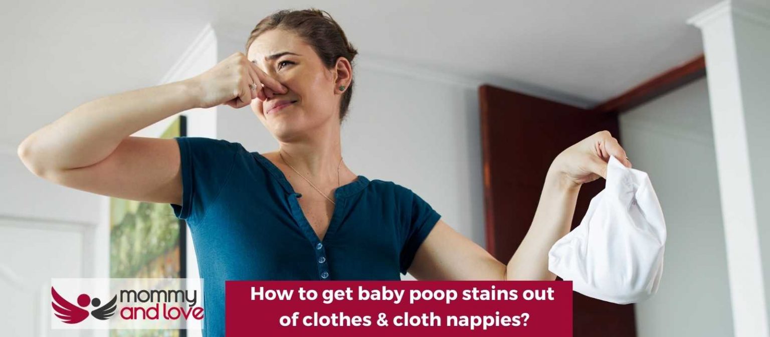 How to get baby poop stains out of clothes & cloth nappies? Mommy and