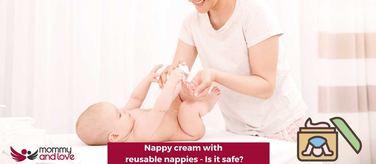 Nappy cream with reusable nappies - Is it safe