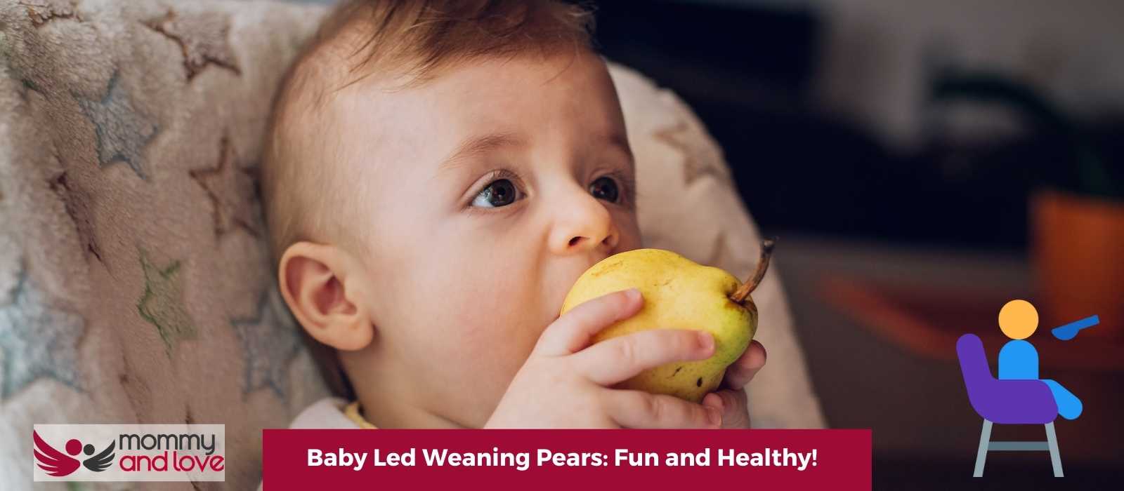Baby Led Weaning Pears Fun and Healthy!