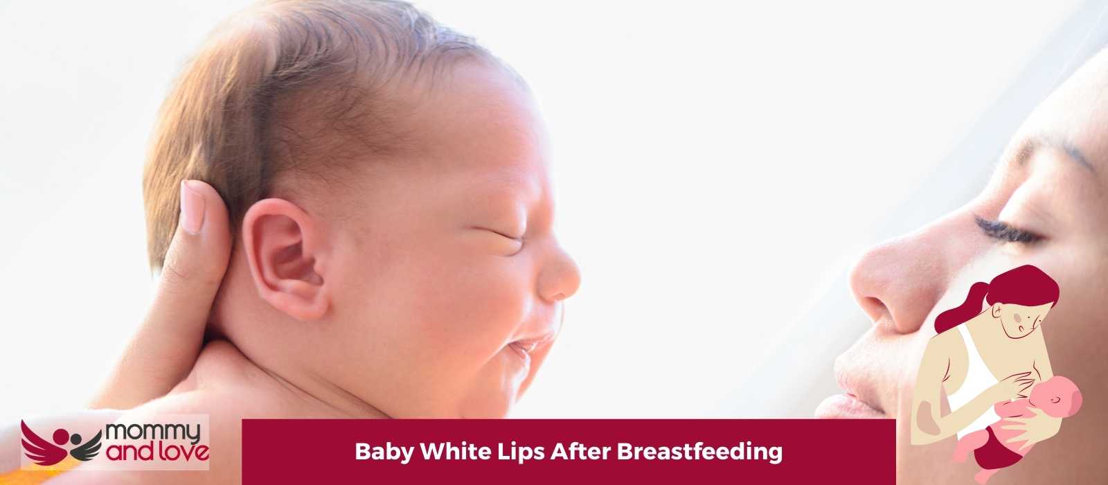 Baby White Lips After Breastfeeding