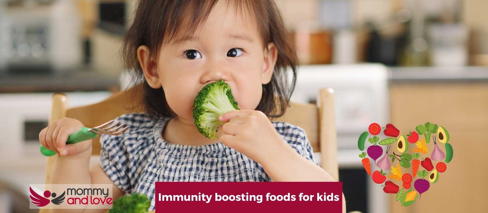 Immunity boosting foods for kids